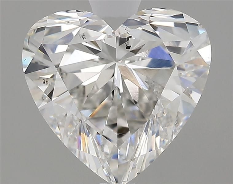 2.01ct F SI2 Rare Carat Ideal Cut Heart Lab Grown Diamond