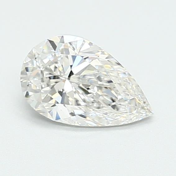 0.68ct E VVS2 Rare Carat Ideal Cut Pear Lab Grown Diamond