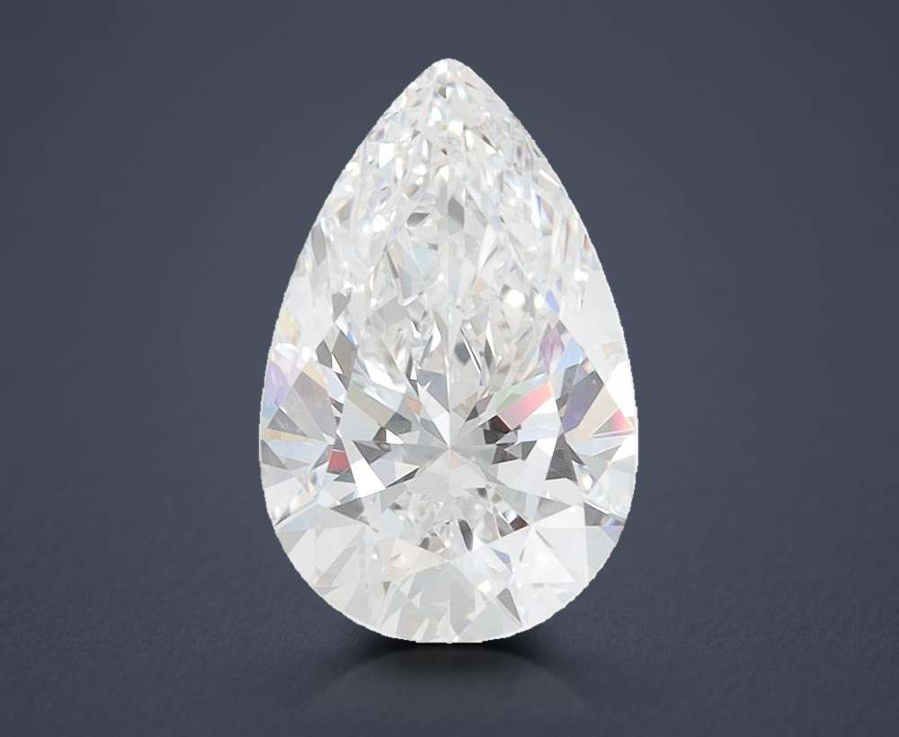 1.54 Carat Pear Lab Diamond