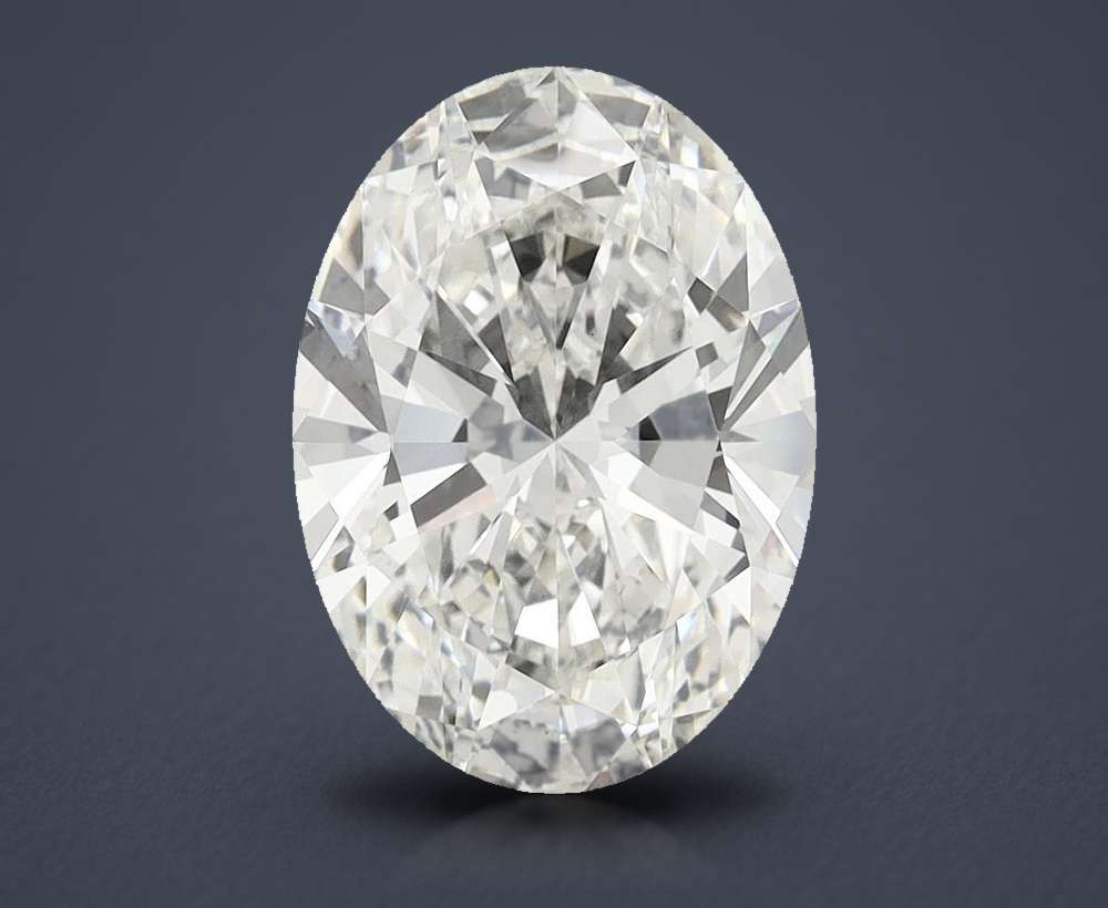 8.01 Carat Oval Lab Diamond