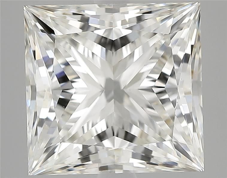 4.38ct I VVS2 Rare Carat Ideal Cut Princess Lab Grown Diamond