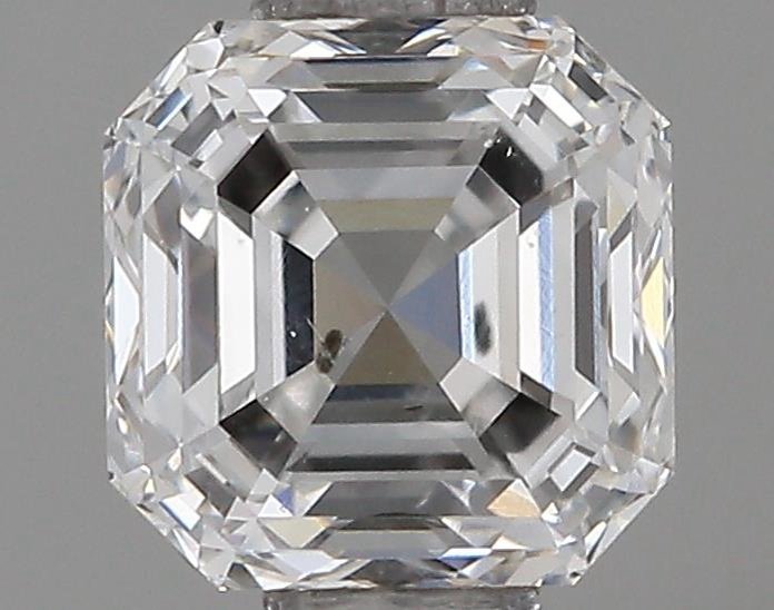 0.51ct F SI1 Very Good Cut Asscher Diamond