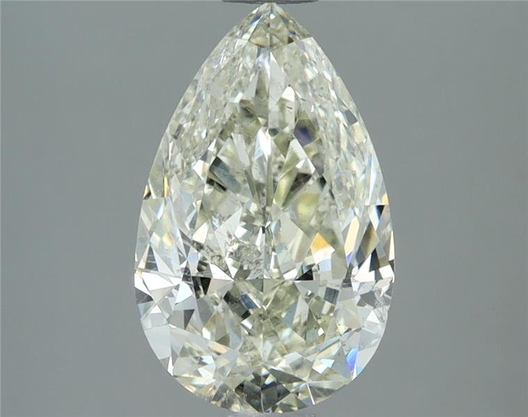 2.00ct K SI1 Rare Carat Ideal Cut Pear Diamond