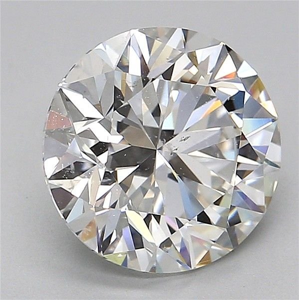 3.01ct F SI1 Rare Carat Ideal Cut Round Diamond