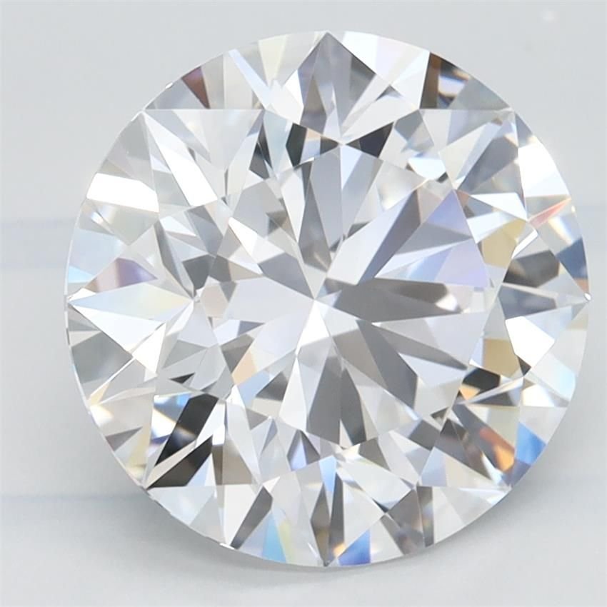 3.01ct D VVS1 Rare Carat Ideal Cut Round Lab Grown Diamond