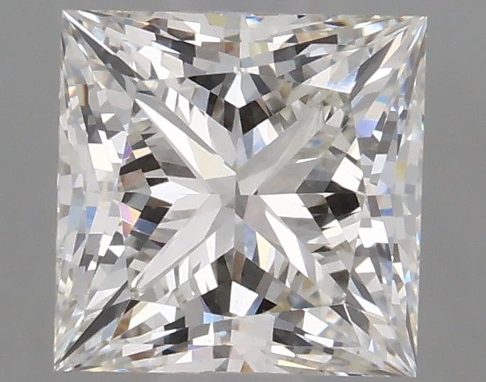 1.25ct F VS1 Rare Carat Ideal Cut Princess Lab Grown Diamond