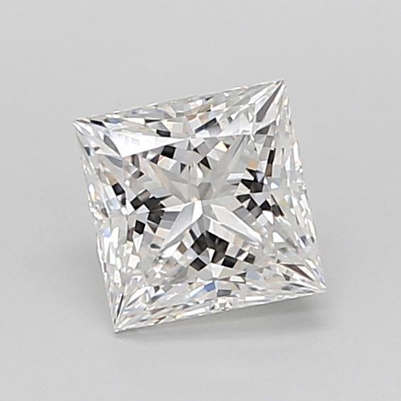 1.35ct E VVS2 Rare Carat Ideal Cut Princess Lab Grown Diamond