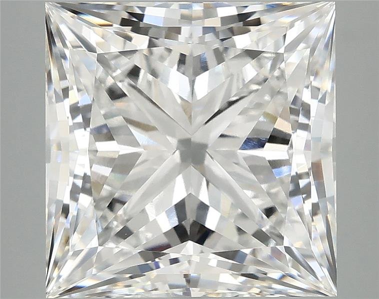 8.01ct F VVS2 Rare Carat Ideal Cut Princess Lab Grown Diamond