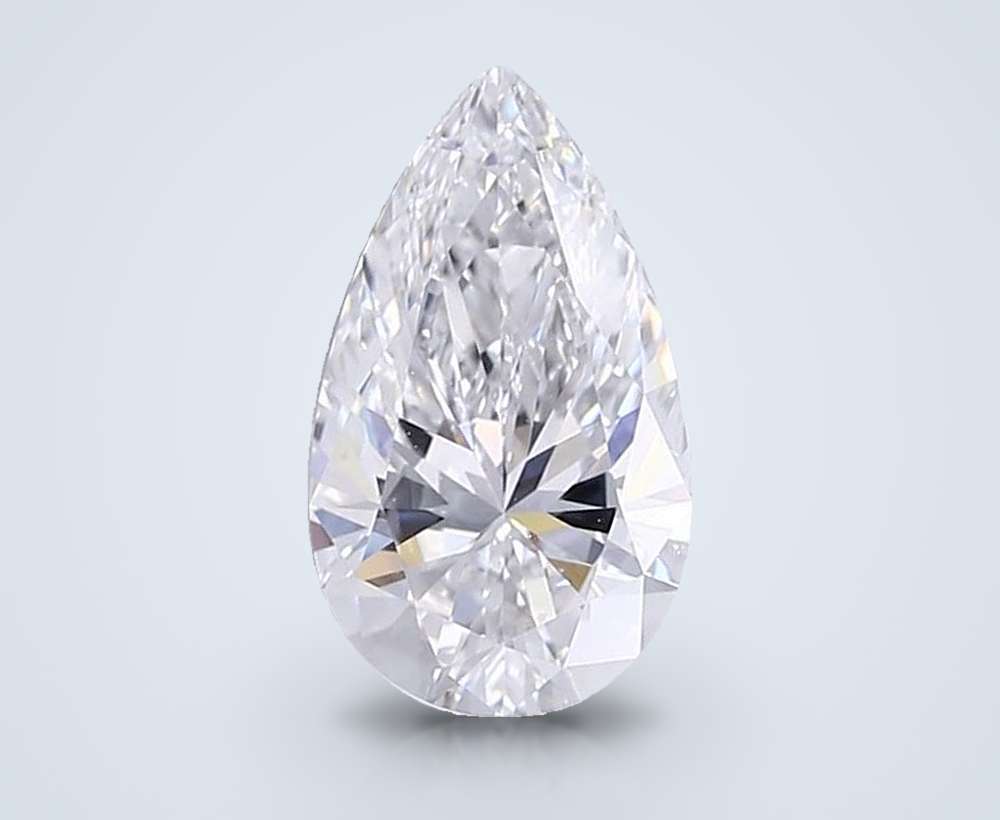 3.06 Carat Pear Lab Diamond