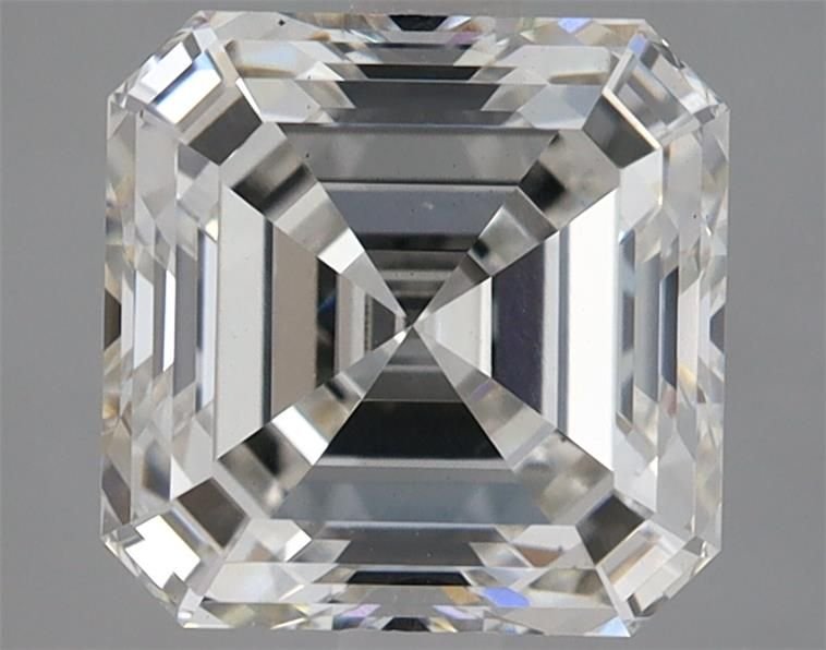 3.13ct H VS1 Rare Carat Ideal Cut Asscher Lab Grown Diamond