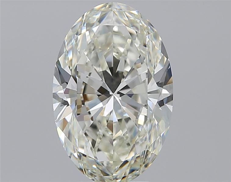 3.65ct K IF Rare Carat Ideal Cut Oval Diamond