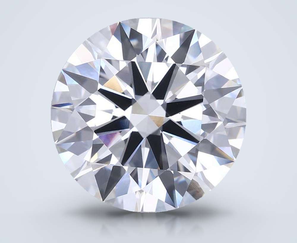 6.09 Carat Round Lab Diamond