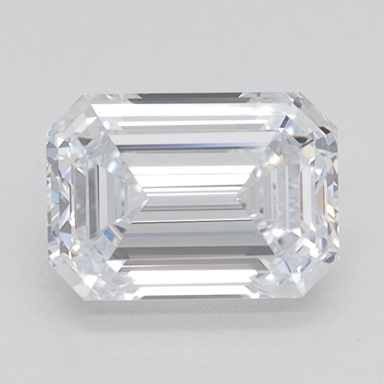 1.54ct E VVS2 Rare Carat Ideal Cut Emerald Lab Grown Diamond