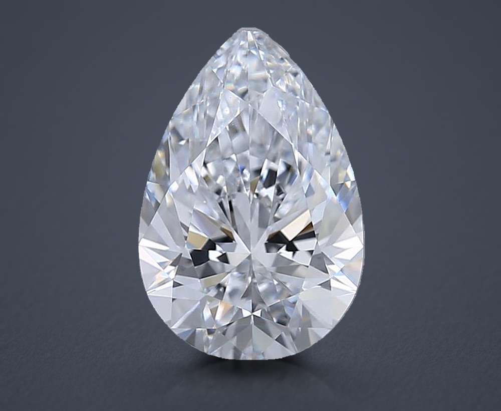 1.35 Carat Pear Lab Diamond
