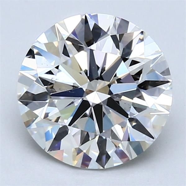 2.56ct H SI1 Rare Carat Ideal Cut Round Diamond