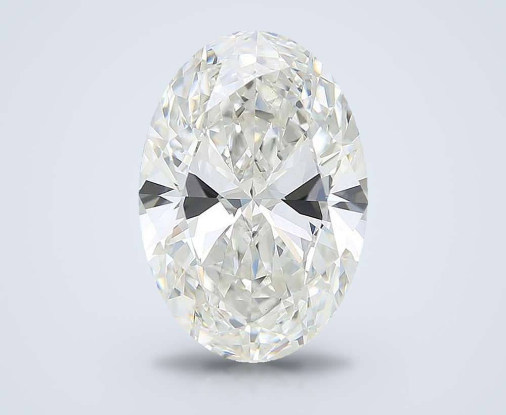 7.73 Carat Oval Lab Diamond