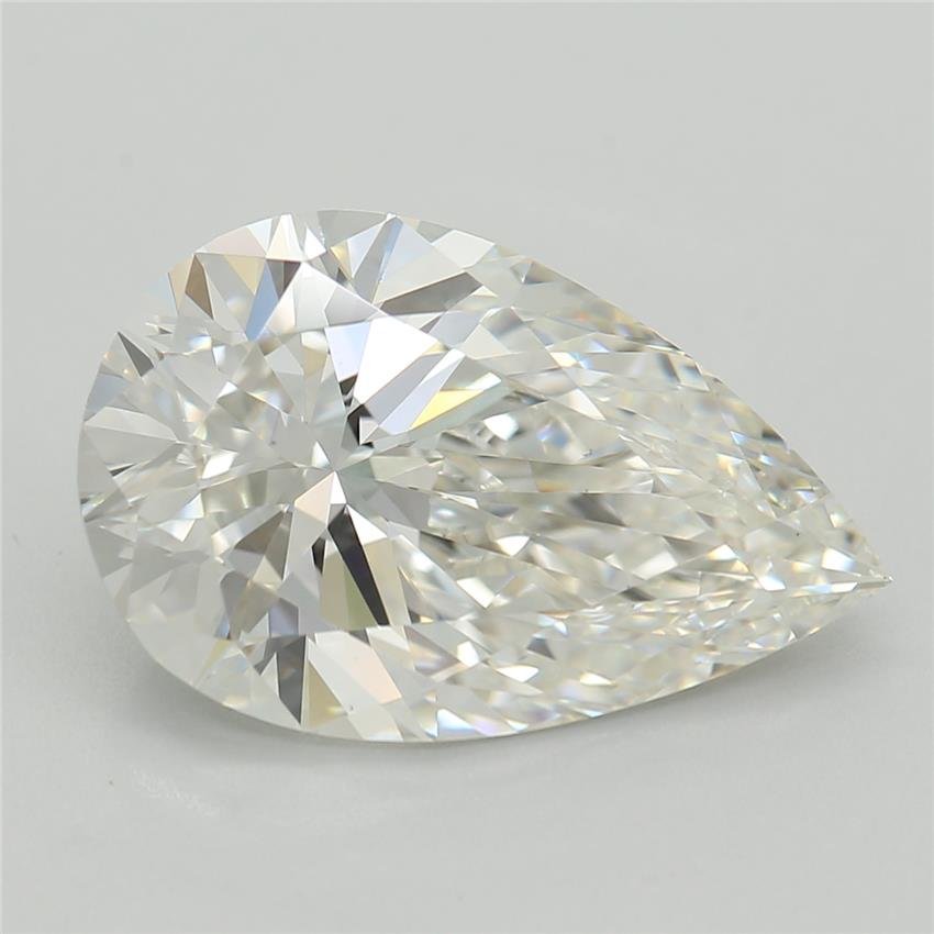 3.08ct G VS1 Rare Carat Ideal Cut Pear Lab Grown Diamond