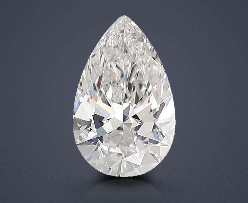 2.00 Carat Pear Lab Diamond