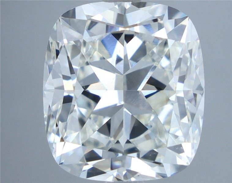 3.21ct H SI2 Rare Carat Ideal Cut Cushion Diamond