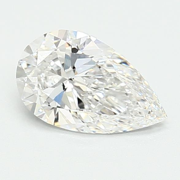 0.94ct D VVS1 Rare Carat Ideal Cut Pear Lab Grown Diamond