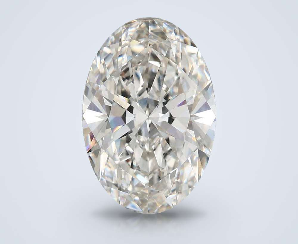 3.74 Carat Oval Lab Diamond