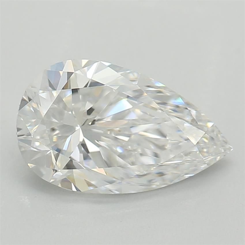 0.79ct D VVS2 Rare Carat Ideal Cut Pear Lab Grown Diamond