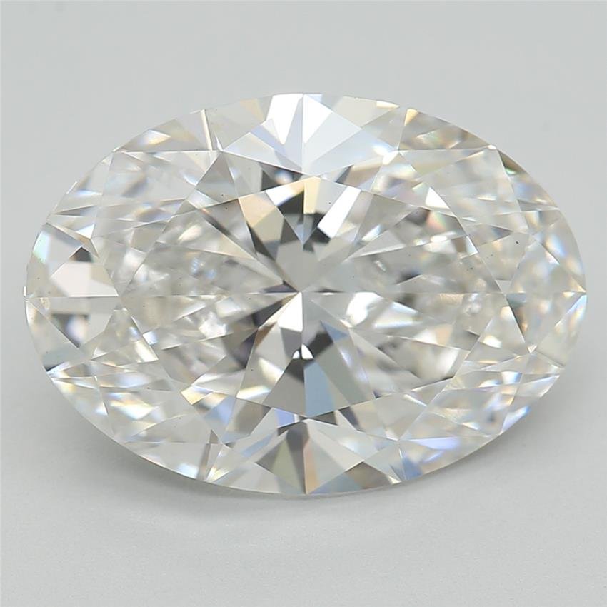 2.82ct F VS1 Rare Carat Ideal Cut Oval Lab Grown Diamond