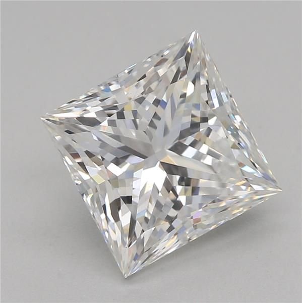 2.06ct E VS1 Rare Carat Ideal Cut Princess Lab Grown Diamond