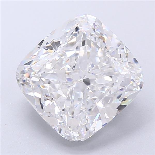 5.60ct E VVS2 Rare Carat Ideal Cut Cushion Lab Grown Diamond