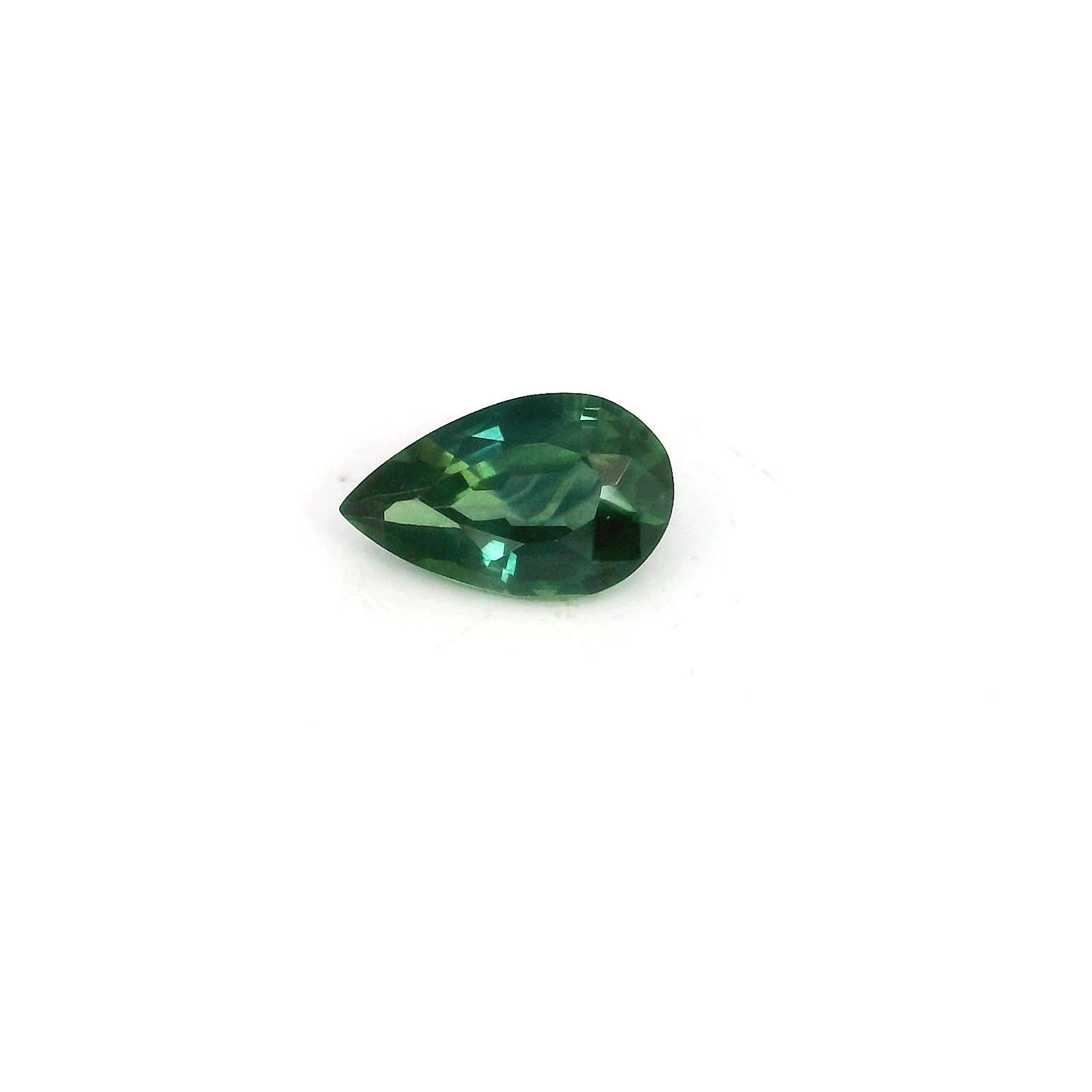 0.50 Carat Green Pear Sapphire