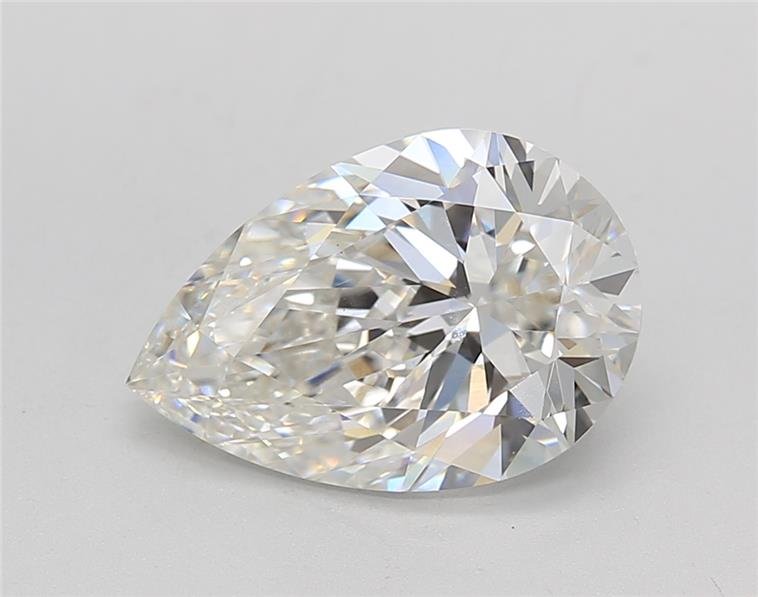 3.01ct G VS1 Rare Carat Ideal Cut Pear Lab Grown Diamond