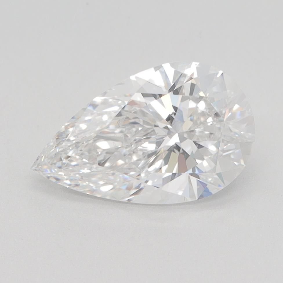 1.55ct E VVS2 Rare Carat Ideal Cut Pear Lab Grown Diamond