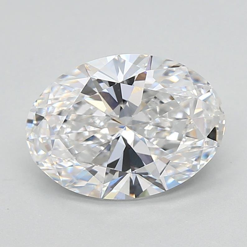 2.01ct D VVS1 Rare Carat Ideal Cut Oval Lab Grown Diamond