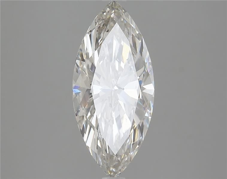 3.07ct H VS2 Rare Carat Ideal Cut Marquise Lab Grown Diamond