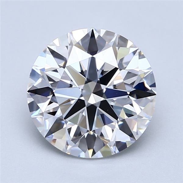 2.11ct D VS1 Rare Carat Ideal Cut Round Diamond