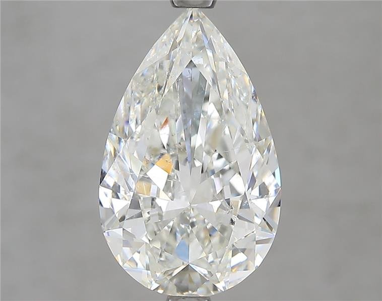 3.51ct I SI2 Rare Carat Ideal Cut Pear Diamond