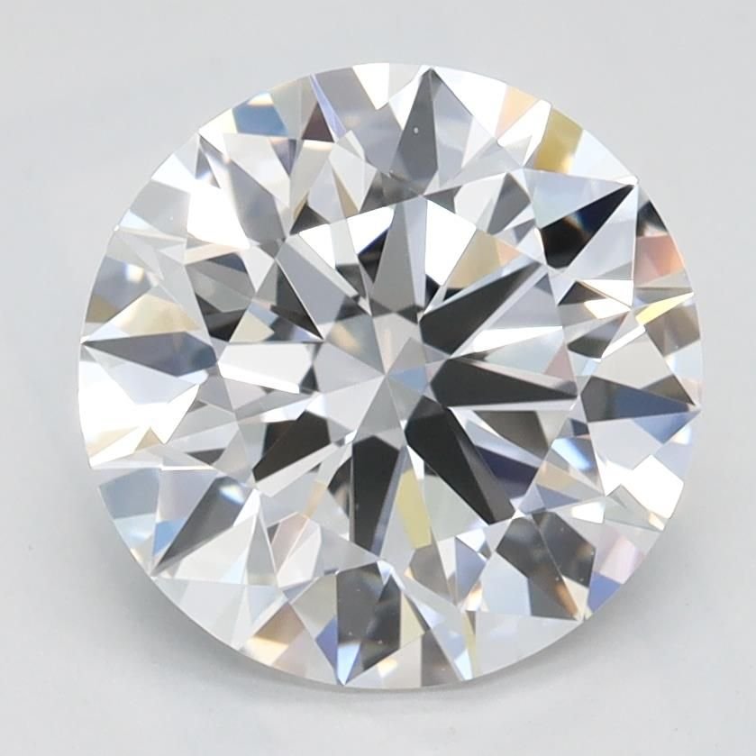 2.12ct D VVS2 Rare Carat Ideal Cut Round Lab Grown Diamond