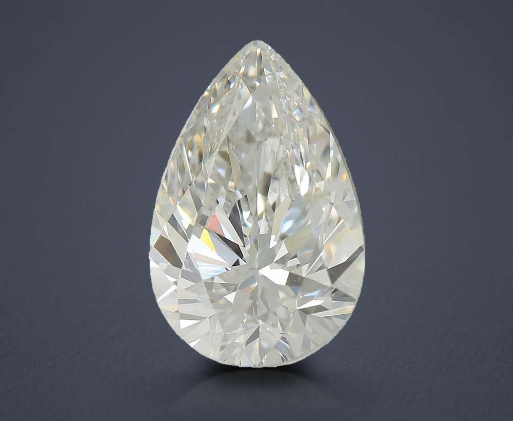 3.58 Carat Pear Lab Diamond