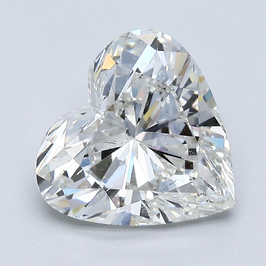 3.01ct H SI2 Very Good Cut Heart Diamond