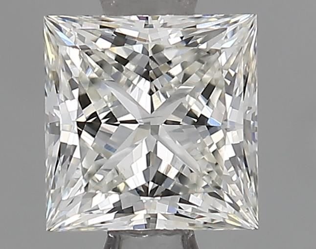 0.93ct G SI1 Rare Carat Ideal Cut Princess Lab Grown Diamond