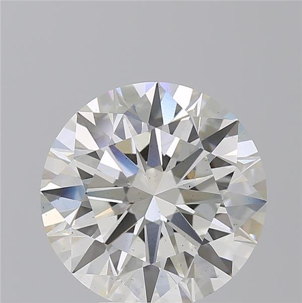 6.01ct H VS2 Excellent Cut Round Lab Grown Diamond