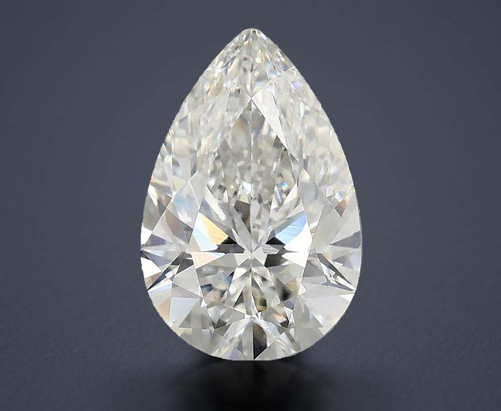 2.81 Carat Pear Lab Diamond