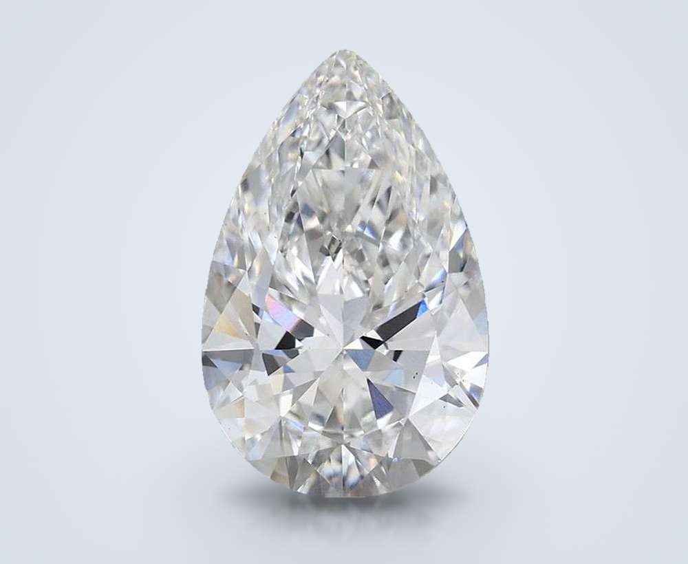 5.95 Carat Pear Lab Diamond