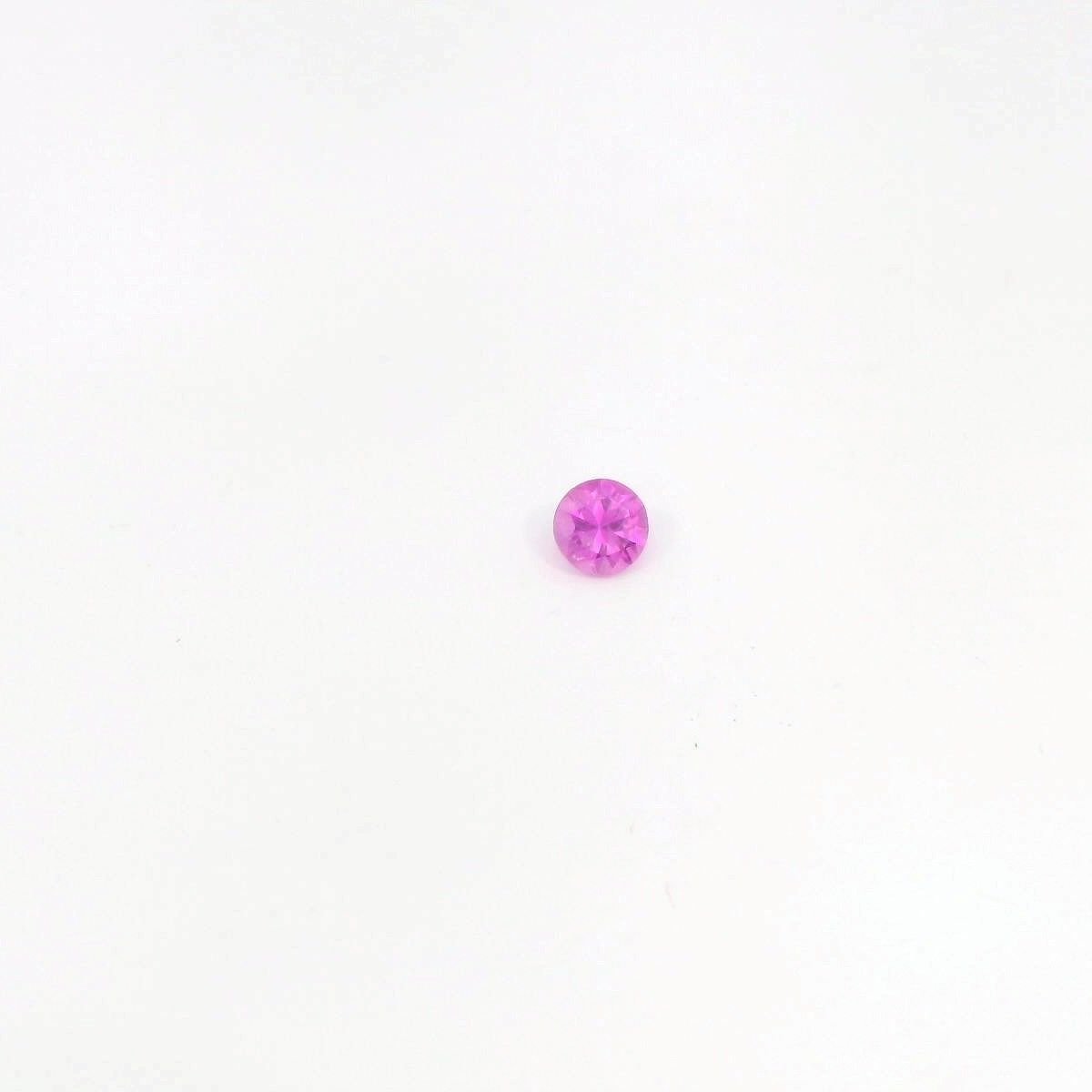 0.32 Carat Pink Round Sapphire