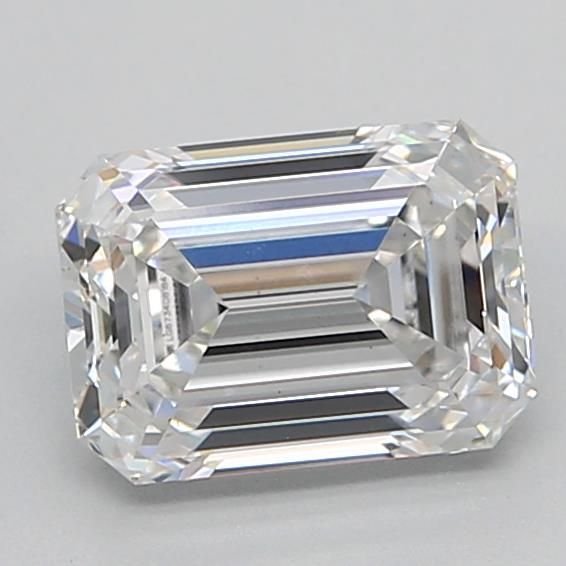 1.51ct E VS1 Rare Carat Ideal Cut Emerald Lab Grown Diamond