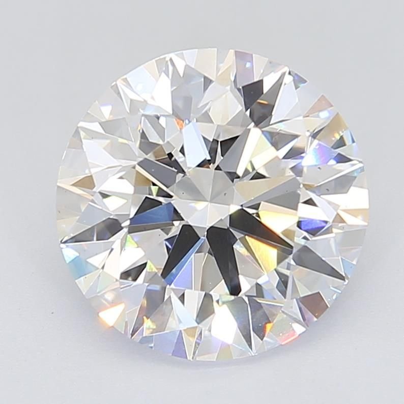 5.57ct E VS2 Rare Carat Ideal Cut Round Lab Grown Diamond