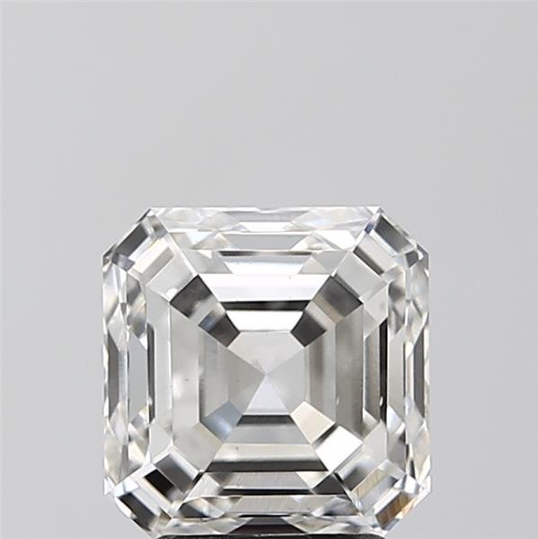 3.12ct H VS2 Rare Carat Ideal Cut Asscher Lab Grown Diamond