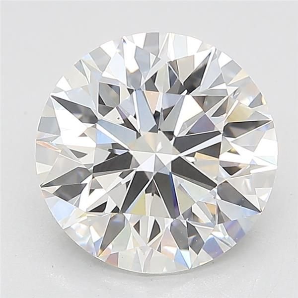 2.87ct E VS1 Rare Carat Ideal Cut Round Lab Grown Diamond