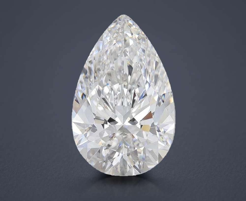 5.70 Carat Pear Lab Diamond