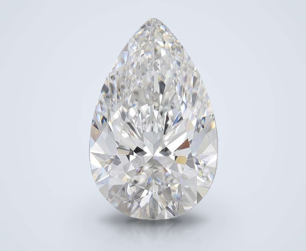 5.70 Carat Pear Lab Diamond